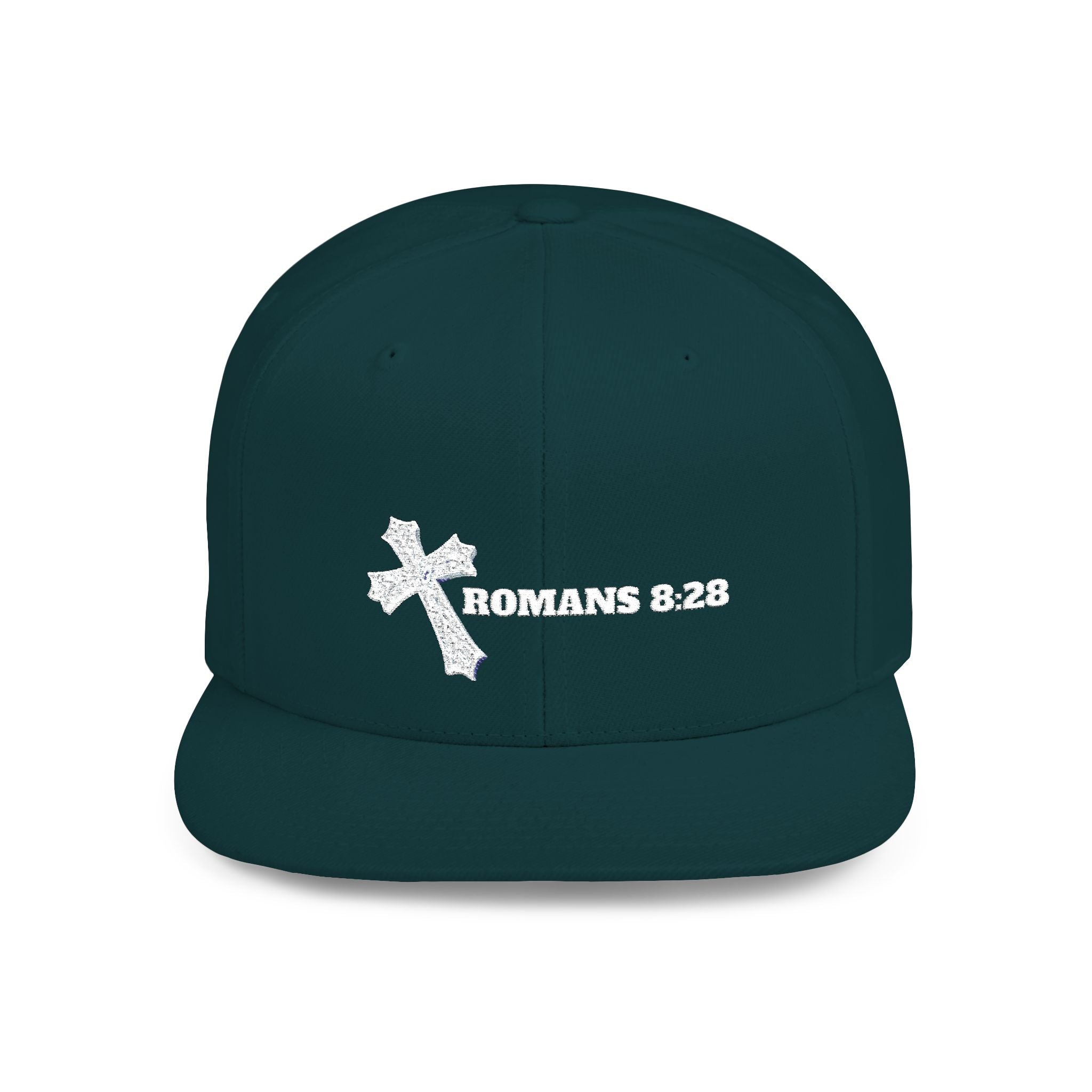 Romans 8:28 Snapback Cap